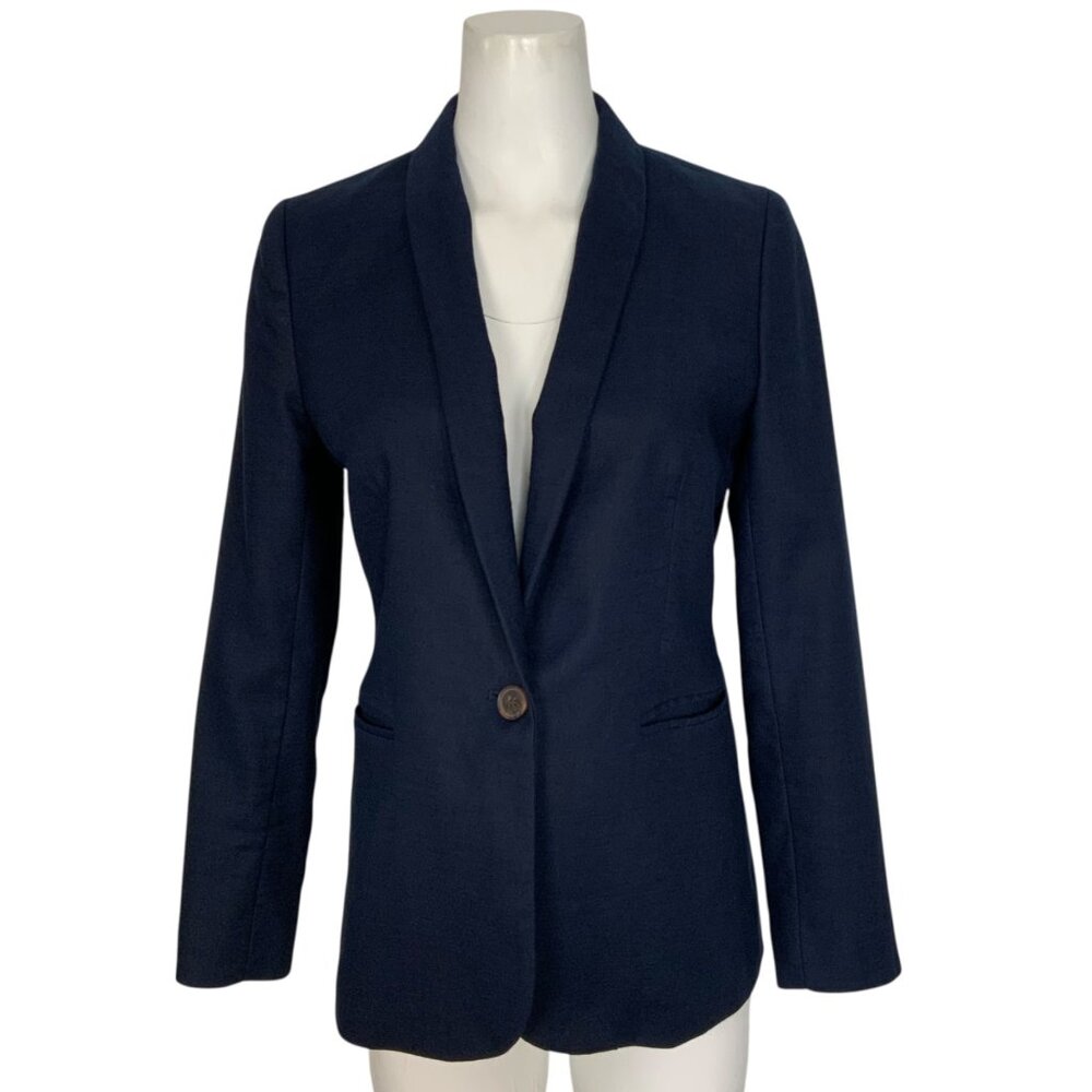 J. Crew Navy linen Jacket.